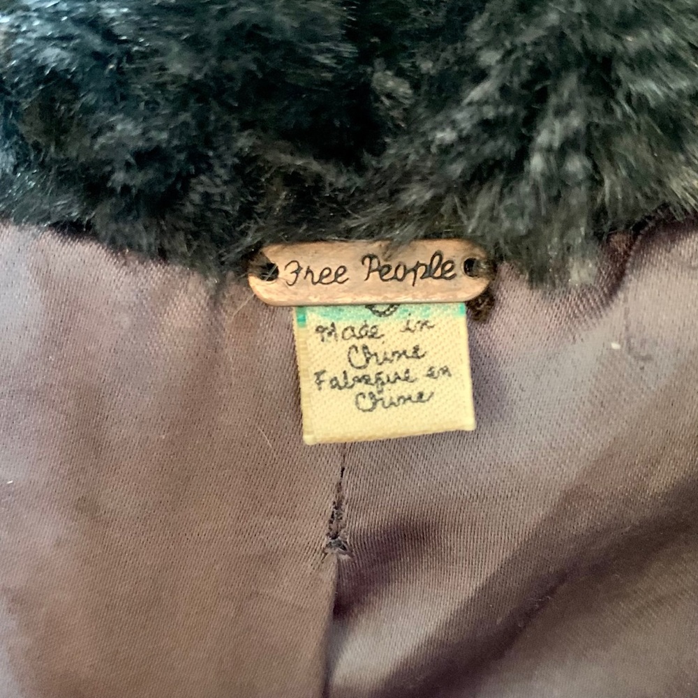 🐕‍🦺{Free People} Faux Fur Swing Jacket🌫 - Picture 7 of 8